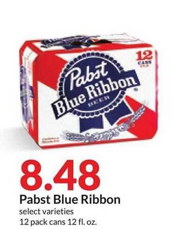 Hy-Vee Pabst blue ribbon offer