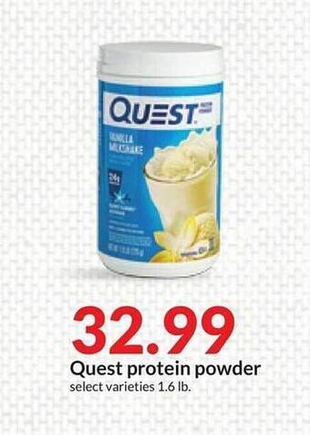 Hy-Vee Quest protein powder offer
