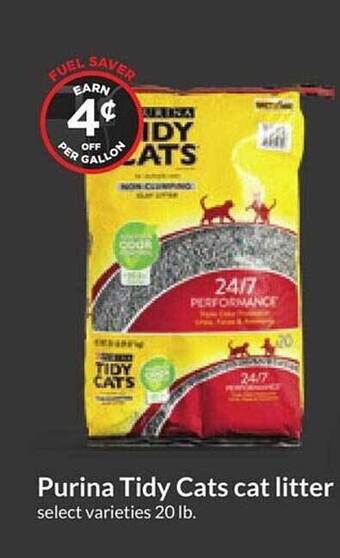 Hy-Vee Purina tidy cats cat litter offer