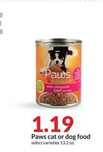 Hy-Vee Paws cat or dog food offer