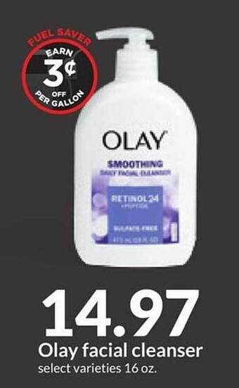 Hy-Vee Olay facial cleanser offer