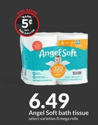 Hy-Vee Angel soft bath tissue offer