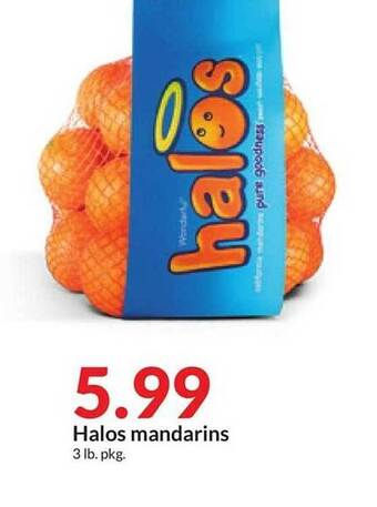 Hy-Vee Halos mandarins offer