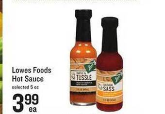 Lowes Foods Lowes foods hot sauce offer