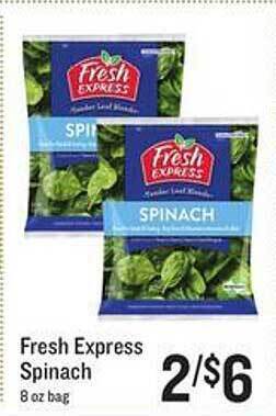 Lowes Foods Fresh express spinach offer