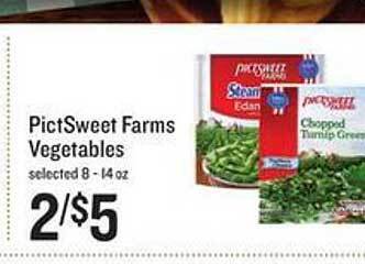 Lowes Foods Pictsweet farms vegetables offer