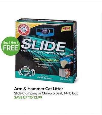 Publix Arm & hammer cat litter offer