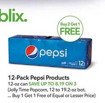 Publix 12-pack pepsi products offer