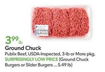 Publix Ground chuck offer