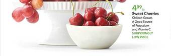Publix Sweet cherries offer