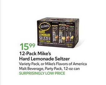 Publix 12-pack mike's hard lemonade seltzer offer