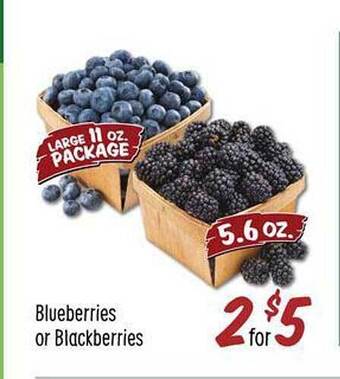 Sprouts Farmers Market Blueberries or blackberries offer