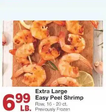 United Supermarkets Extra large easy peel shrimp offer