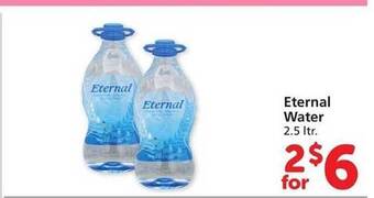 Vons Eternal water offer