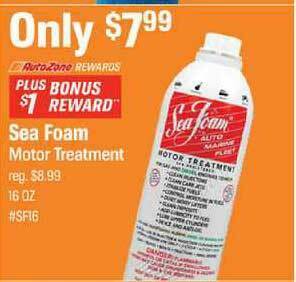 AutoZone Sea Foam Motor Treatment offer