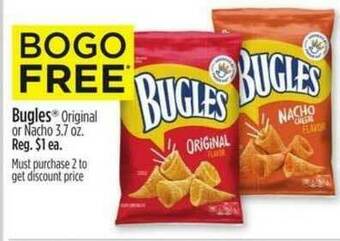 Dollar General Bugles® Original Or Nacho 3.7 Oz. offer