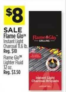 Dollar General Flame Glo™ Instant Light Charcoal 11.6 Lb. Or Flame Glo™ Lighter Fluid 32 Oz. offer