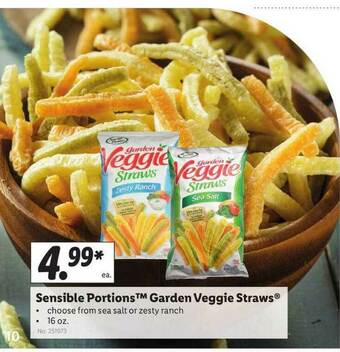 Lidl Sensible Portions Garden Veggie Straws offer