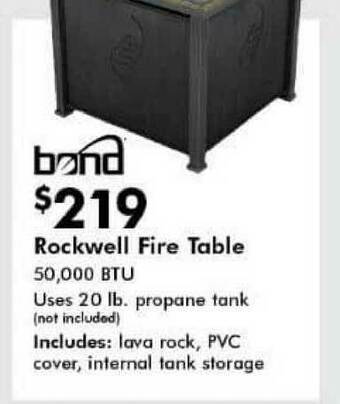 Rockwell Fire Table Bona