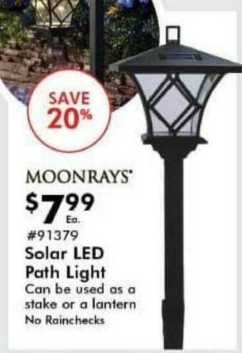 Valu Home Centers Solar Led Path Light Monnrays offer