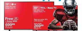 Target Lg class 4k uhd smart led tv 75 offer