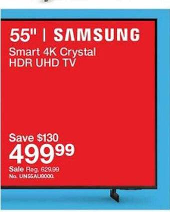 Target Samsung 55 offer