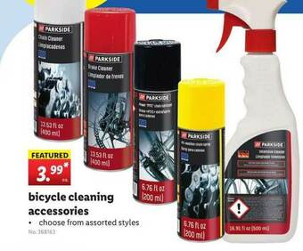 Lidl Bicycle Cleaning Accessories offer