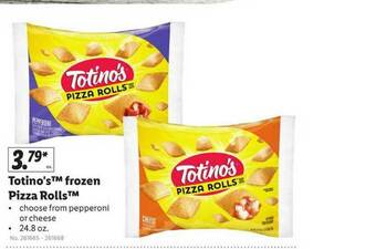 Lidl Totino's Frozen Pizza Rolls offer