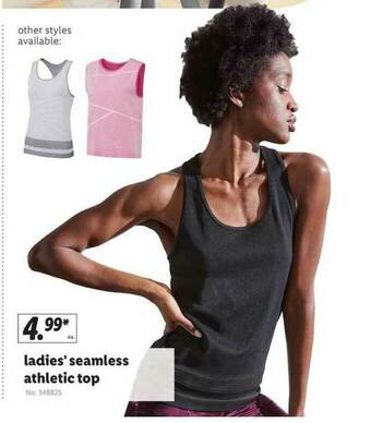 Lidl Ladie's Seamless Athletic Top offer