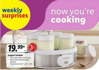 Lidl Yogurt Maker offer