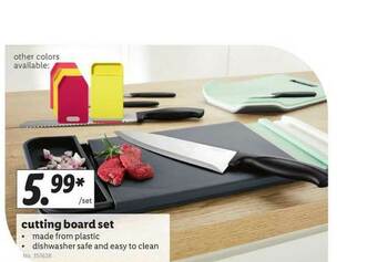 Lidl Cutting Board Set offer