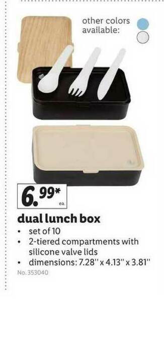 Lidl Dual Lunch Box offer