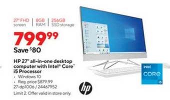 Staples Hp 27 offer