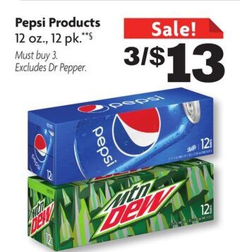 Family Dollar Pepsi products offer