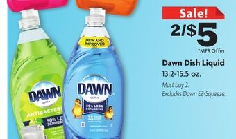 Family Dollar Dawn dish liquid offer