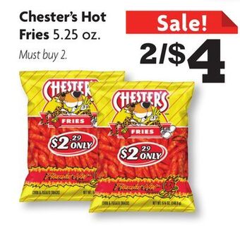 Family Dollar Chester's hot fries offer