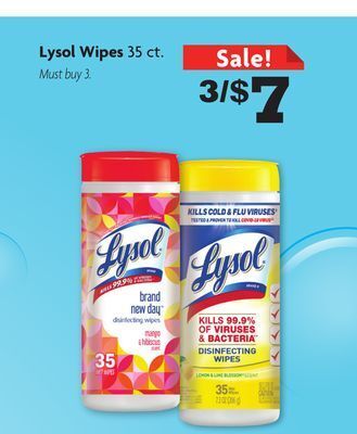 Family Dollar Lysol wipes offer