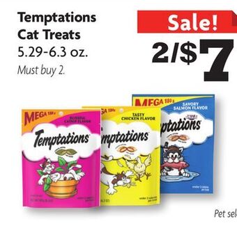 Family Dollar Temptations cat treats offer