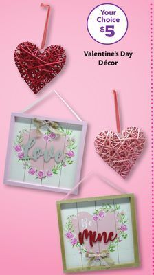 Family Dollar Valentine's day décor offer