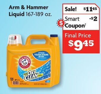 Family Dollar Arm & hammer liquid offer