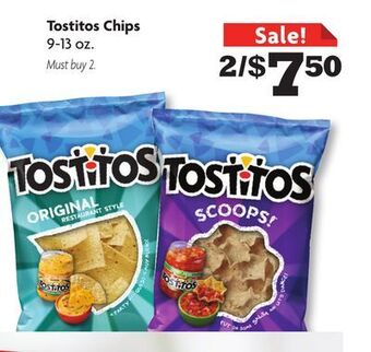 Family Dollar Tostitos chips offer