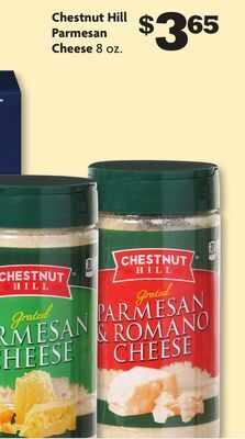 Family Dollar Chestnut hill parmesan cheese offer