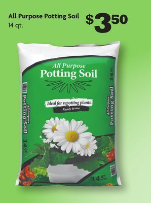 Family Dollar All purpose potting soil offer