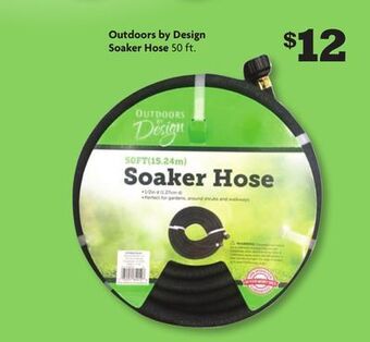 Family Dollar Outdoors by design soaker hose offer