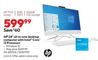Staples Hp 24 offer