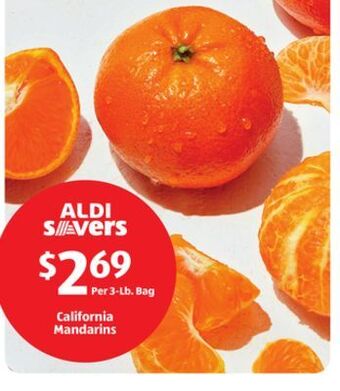 Aldi California mandarins offer
