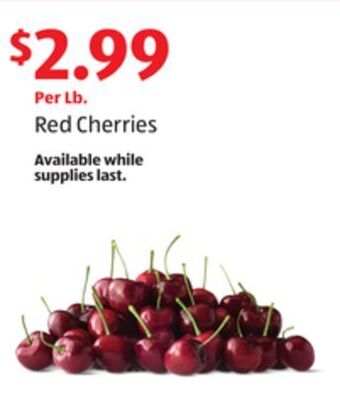 Aldi Red cherries offer