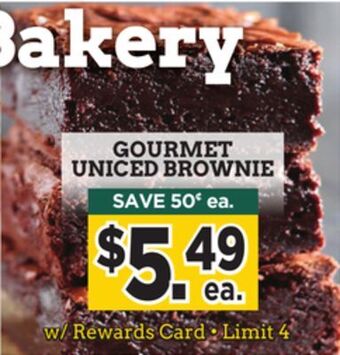 Dearborn Market Gourmet uniced brownie offer