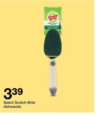 Target Select scotch-brite dishwands offer