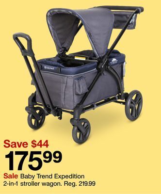 Target Baby trend expedition 2-in-1 stroller wagon offer